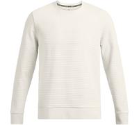 Under Armour Mens Unstoppable Crew Neck Ribbed Collar Long Sleeve Sweater in White - Size Small