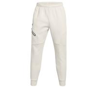 Under Armour - Unstoppable Fleece Joggers EU - Tracksuit trousers size S, sand/white