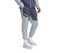 Under Armour Mens Unstoppable Fleece Joggers with Zipped Pocket in Gray/Blue/Black - Size 2XL