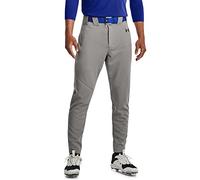 Under Armour Men's Utility Baseball Straight-Leg Pant Pipe 22 (080) Gray/Black Medium