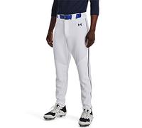 Under Armour Men's Utility Baseball Straight Leg Pant Pipe 22, (102) White Midnight Navy, Large