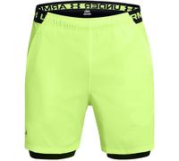 Under Armour Mens Vanish 2 In 1 Shorts in Green - Size X-Large