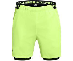 Under Armour Mens Vanish 2 In 1 Shorts in Green - Size X-Large