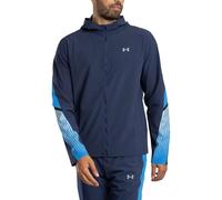 Under Armour Men's Velociti Storm Hooded Jacket, Blue, L
