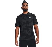 Under Armour Men's Velocity Jacquard Short Sleeve T Shirt, (001) Black / / White, XL