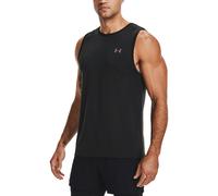 Under Armour Mens Vests Tank Top - Black Nylon - Size Medium