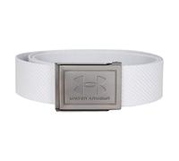 Under Armour Mens Webbing Golf Belt - White - One Size