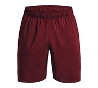 Under Armour Mens Woven Graphic Shorts Chestnut Red M