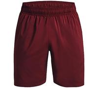 Under Armour Mens Woven Graphic Shorts Chestnut Red M