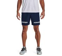 Under Armour Mens Woven Graphic Wordmark Shorts - Academy - M Navy