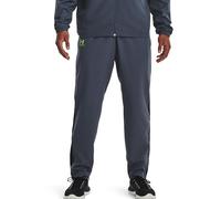 Under Armour Men's Woven Vital Workout Pants, (044) Downpour Gray / Black / Lime Surge, 4X-Large Big Tall