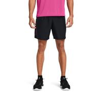 Under Armour Mens Woven Wdmk Shorts Black/Astro Pink XXL