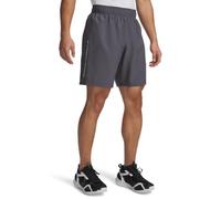 Under Armour Mens Woven Wdmk Shorts Grey/Black XL