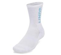 Under Armour Mid Crew 3pk Socks Under Armour Under Armour Mid Crew 3pk Socks White EX LARGE