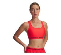 Under Armour Mid Crossback Sports Bra L Red