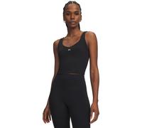 Under Armour Motion Fitted Crop Vest Tank Top Black