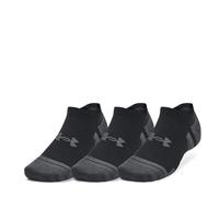 Under Armour New UA Perf Tech 3pk NS - Low - Socks - Ultimate Black/Ultimate Black/Jet Gray - Size: LG