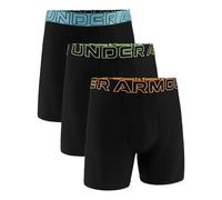 Under Armour Pack of 3 Men's Tech Performance Boxer Briefs - 6" Leg - Breathable, Sweat Absorbent, Soft, All Day Comfort