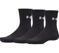 Under Armour Performance Cotton 3p Crw Socks Black C008