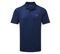 Under Armour performance tech 2.0 Blue men's small size polo golf 1342080408