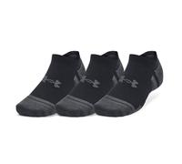 Under Armour Performance Tech 3-Pack No Show Socks - Black/Jet Gray