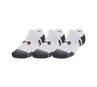 Under Armour Performance Tech 3-Pack No Show Socks Colour: White, Size: 12-15 (XL)