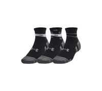 Under Armour Performance Tech™ 3-Pack Quarter Socks - Black/Castlerock