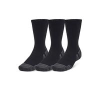 Under Armour Performance Tech 3pk Socks Under Armour Under Armour Performance Tech 3pk Socks Black/Grey EX LARGE
