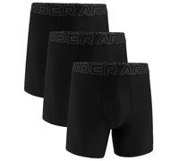Under Armour Men's Performance Tech Boxer Briefs 3" Inseam 3-Pack – Moisture-Wicking Black