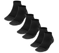 UNDER ARMOUR PERFORMANCE TECH LOW CUT SOCKS - 3 PACK - BLACK