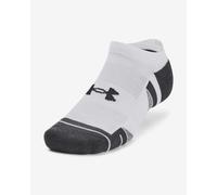 Under Armour Performance Tech No Show Socks White Black (3 Pairs) - M