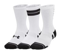 Socks Under Armour Performance Tech, white pure black (3 pairs) - XL