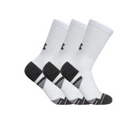 Under Armour Performance Tech Unisex 3-Pack Crew Socks - White