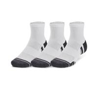 Under Armour Performance Tech Unisex 3-Pack Quarter Socks - White