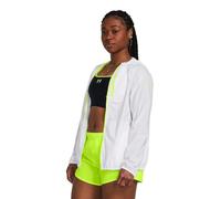 Under Armour Launch Lightweight Running Jacket Women - White, Neon Yellow, Size XL