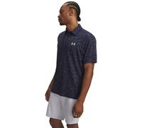 Under Armour Playoff 3.0 Printed Polo Navy/DOWNPOUR GRAY XXL Size: 2XL