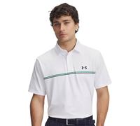 Under Armour Playoff 3.0 Stripe Polo White/Kelly Green - XL Size: XL