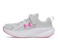 Under Armour Pre School Charged Assert 11 Girls' Alternative Closure Sneaker, 014 Grey Halo Grey Halo Pink Rebel, 31.5 EU