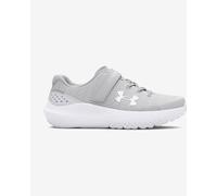Under Armour Pre-School Surge 4 AC shoes grey white Kids - 33.5