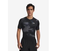 Under Armour T-Shirt UA HG Armour Printed SS – Black/White – MD