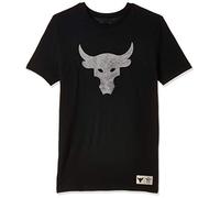 Under Armour Project Rock Brahma Bull Ss, Children, Black, S