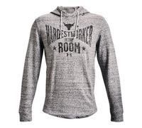 Under Armour Project Rock Hardest Worker Terry Hoodie 'Grey' 1370458-112 XL