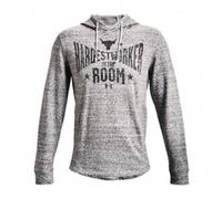Under Armour Project Rock Mens Grey Terry Hoodie - Size Small