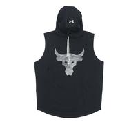 Under Armour Project Rock Terry Sleeveless Hoodie 'Black' 1367108-001 L