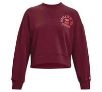 Under Armour Project Rock Womens Burgundy Fleece Sweater - Size Medium