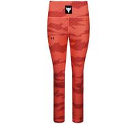 Under Armour Project Rock Womens Orange Ankle Leggings - Size X-Large