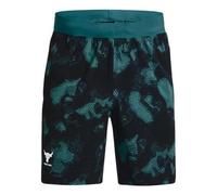 Under Armour Project Rock Woven Camo Printed Shorts 'Black Teal' 1377438-722 XL