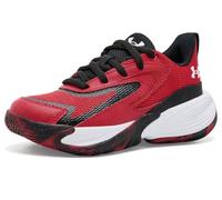 Under Armour PS Lockdown 8 Junior Basketball Shoes UK 11 Red