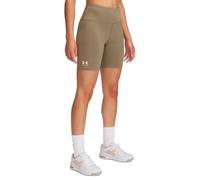 UNDER ARMOUR Womens Training Rival 7-Inch Bike Shorts - Green, Bayou / / White, Size M, Women Bayou / / White