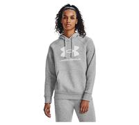 Under Armour Rival Fleece Big Logo Hoodie Grey XL Woman